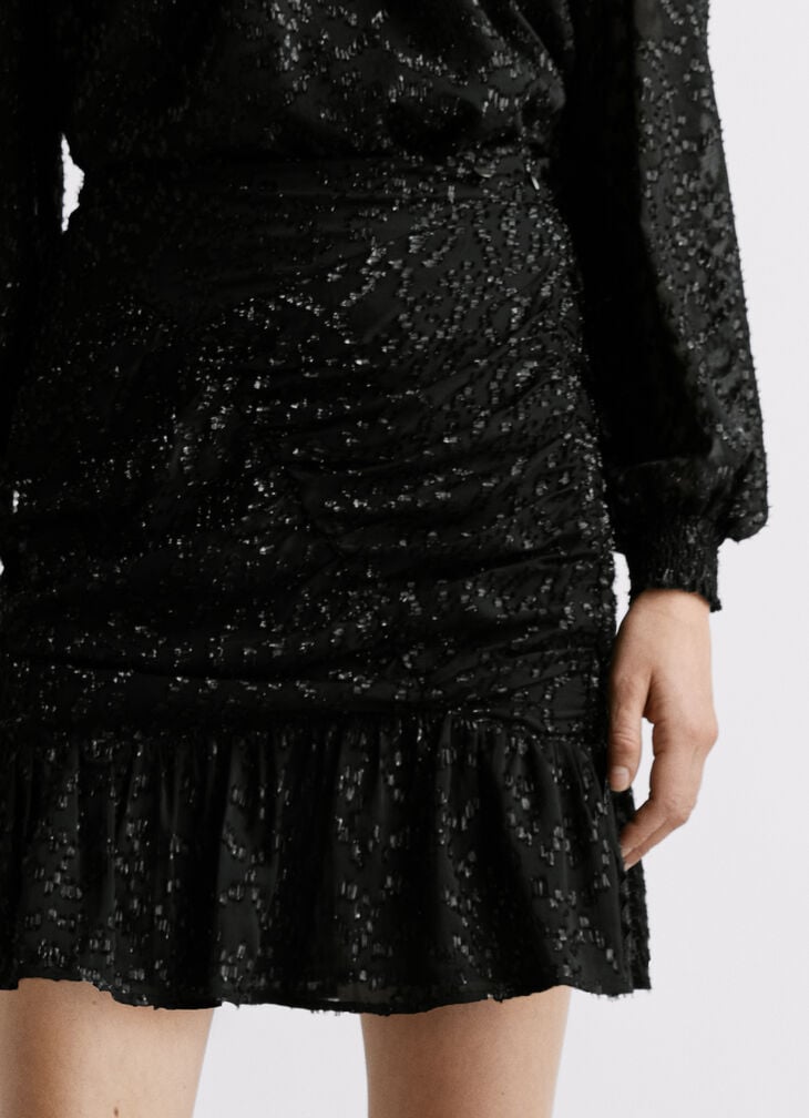 Pepe Jeans Draped Mini Skirt