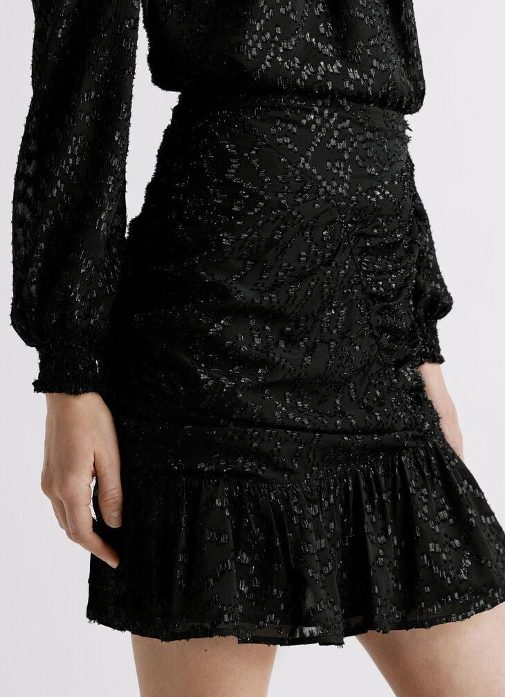 Pepe Jeans Draped Mini Skirt