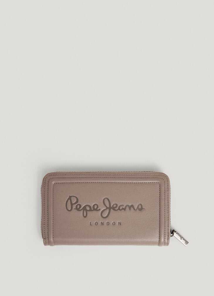 Pepe Jeans embossed logo wallet