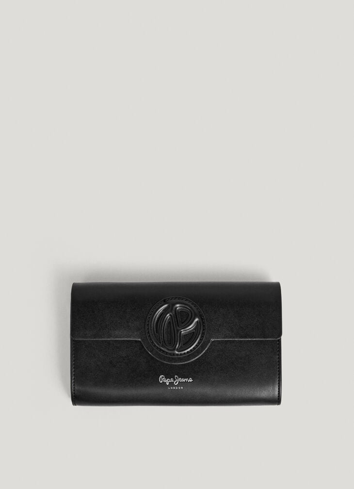 Pepe Jeans embossed monogram wallet