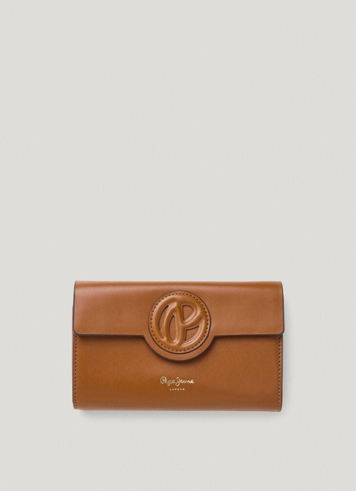 Pepe Jeans embossed monogram wallet