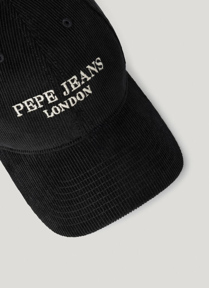 Pepe Jeans Embroidered Logo Corduroy Cap