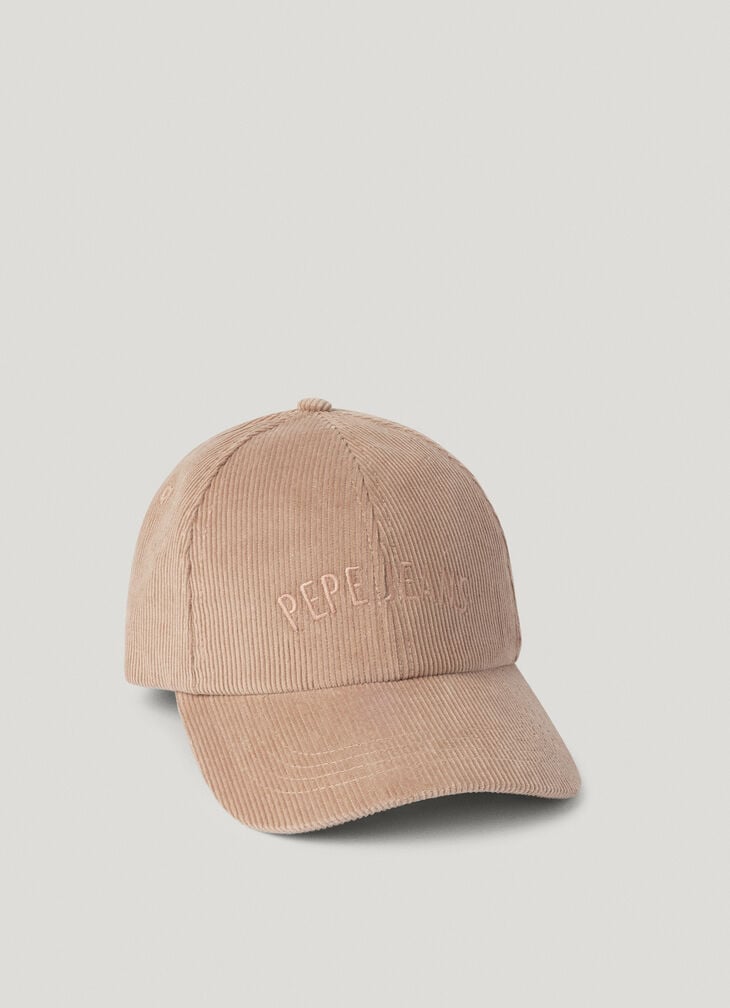 Pepe Jeans embroidered logo corduroy cap