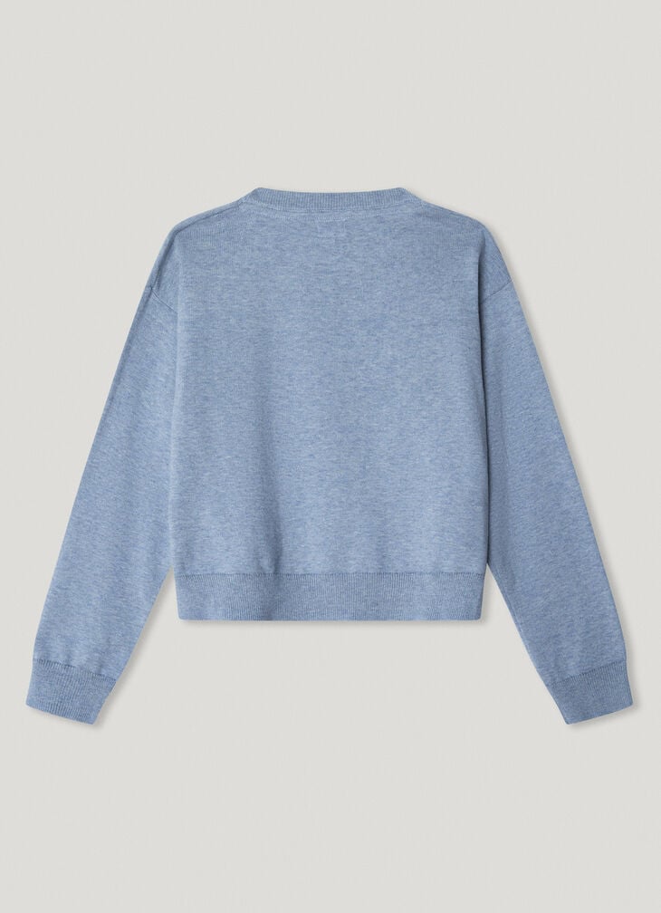 Pepe Jeans Embroidered Logo Knit Jumper