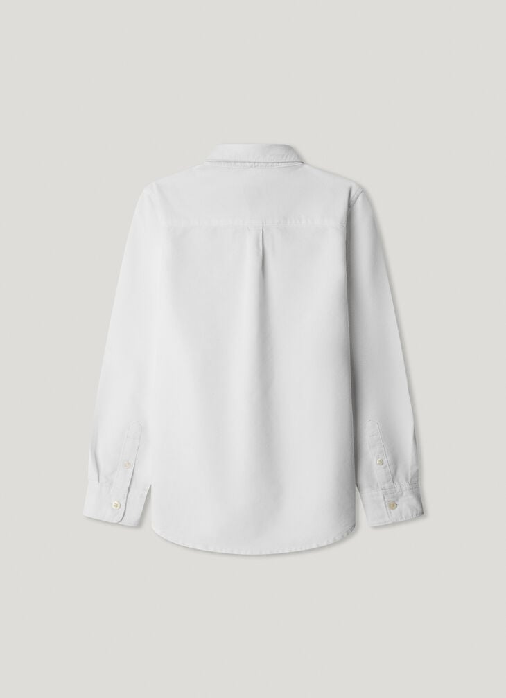 Pepe Jeans Embroidered Logo Oxford Shirt