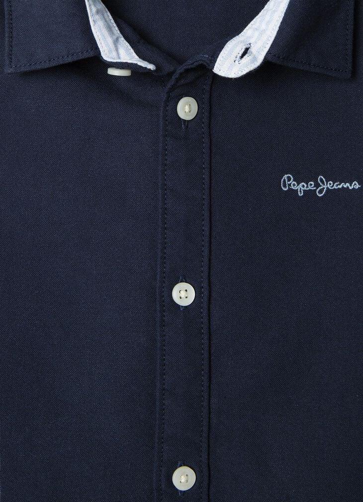 Pepe Jeans Embroidered Logo Oxford Shirt