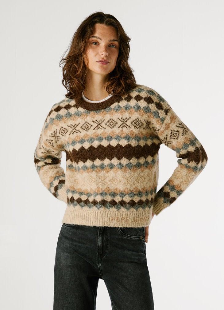 Pepe Jeans Fair Isle Knit Jumper