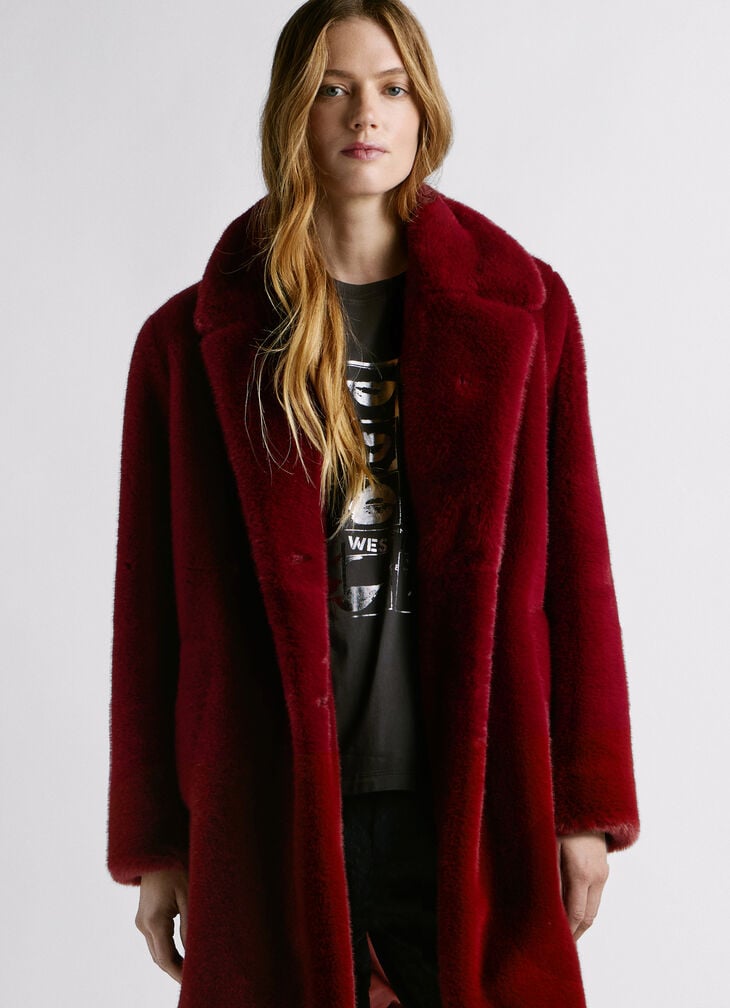 Pepe Jeans Faux Fur Coat