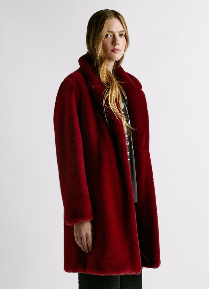 Pepe Jeans Faux Fur Coat