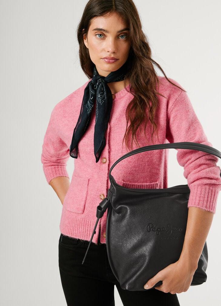 Pepe Jeans faux leather bag with logo