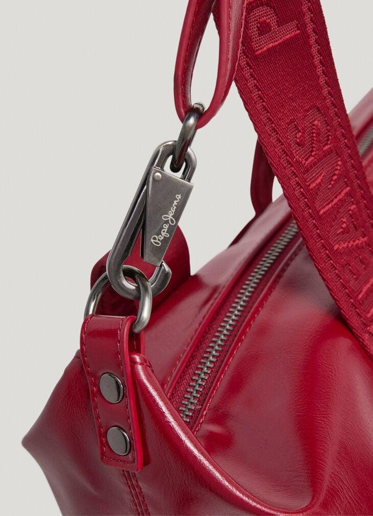 Pepe Jeans Faux Leather Bowling Bag