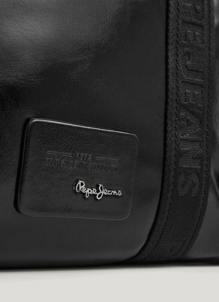 Pepe Jeans Faux Leather Bowling Bag