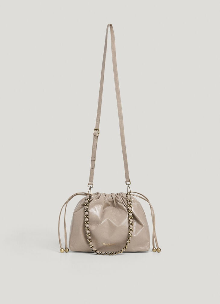 Pepe Jeans Faux Leather Hobo Bag