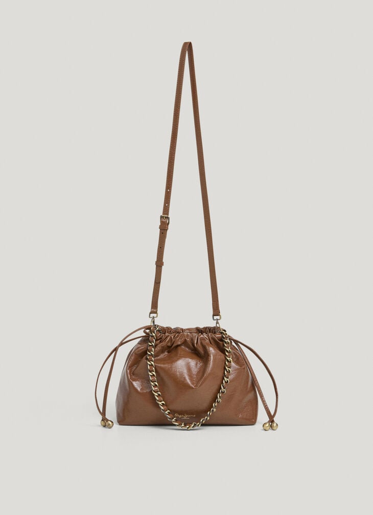 Pepe Jeans Faux Leather Hobo Bag