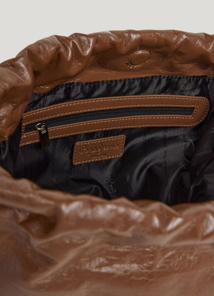 Pepe Jeans Faux Leather Hobo Bag