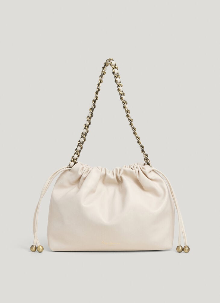 Pepe Jeans faux leather hobo bag