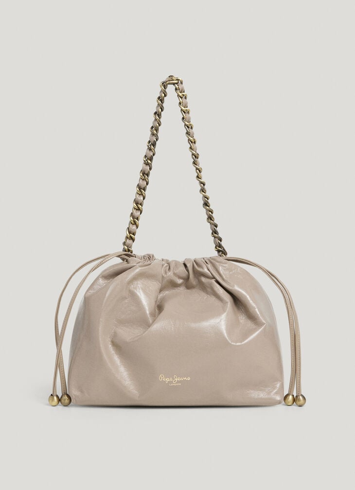 Pepe Jeans faux leather hobo bag