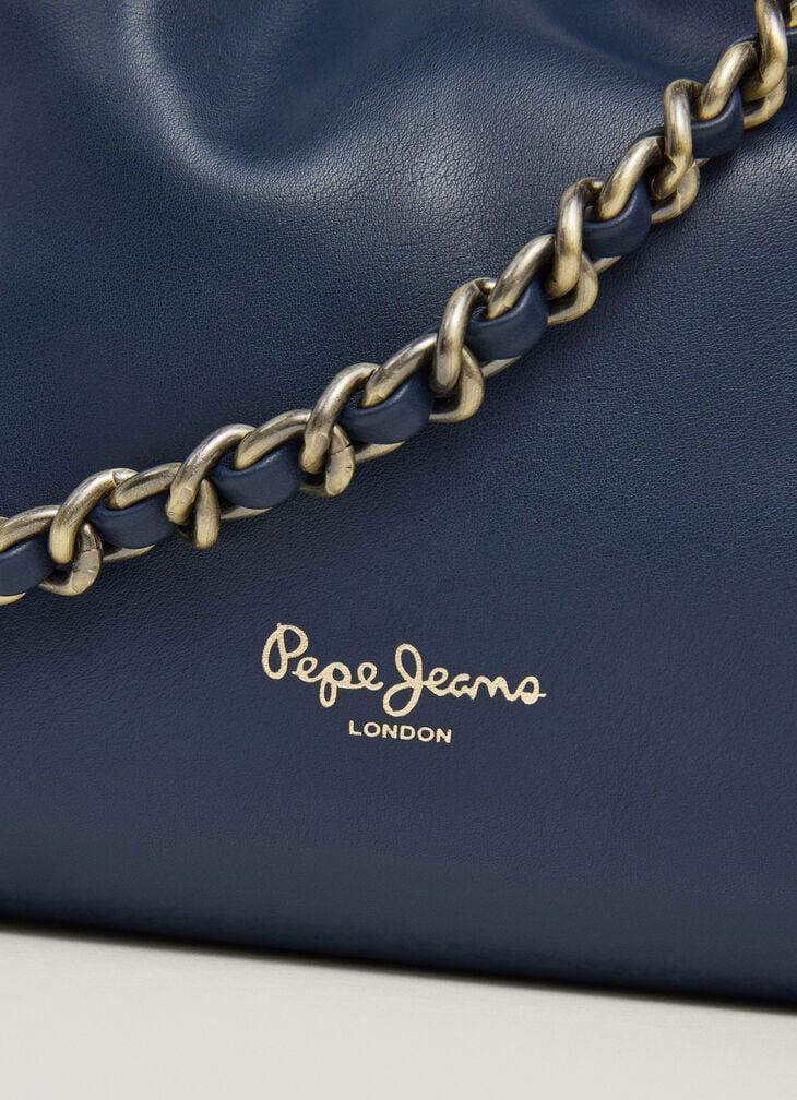 Pepe Jeans Faux Leather Hobo Bag