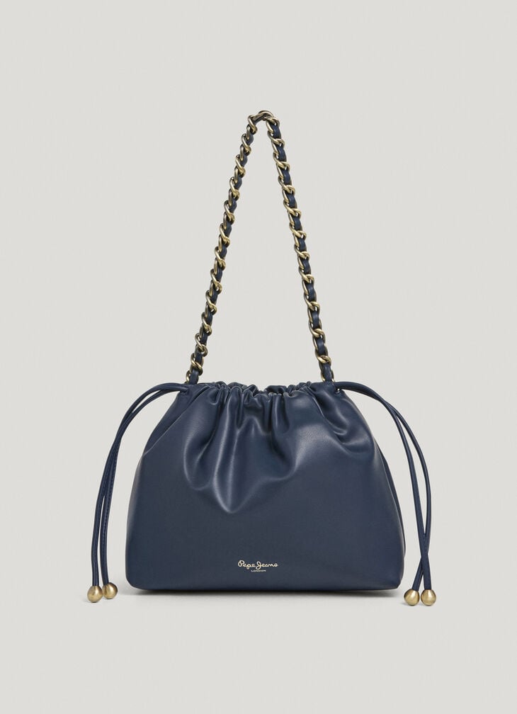 Pepe Jeans faux leather hobo bag
