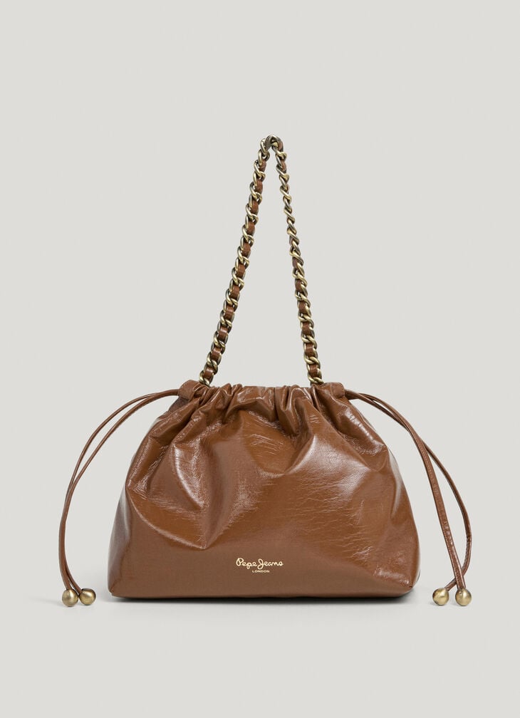 Pepe Jeans faux leather hobo bag