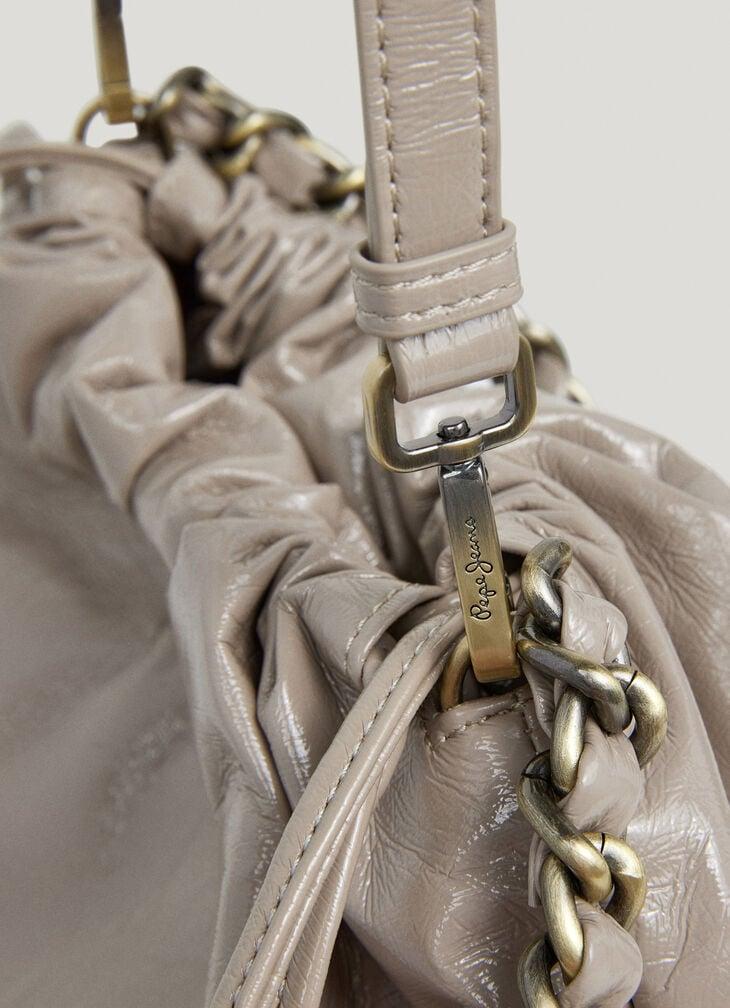 Pepe Jeans Faux Leather Hobo Bag