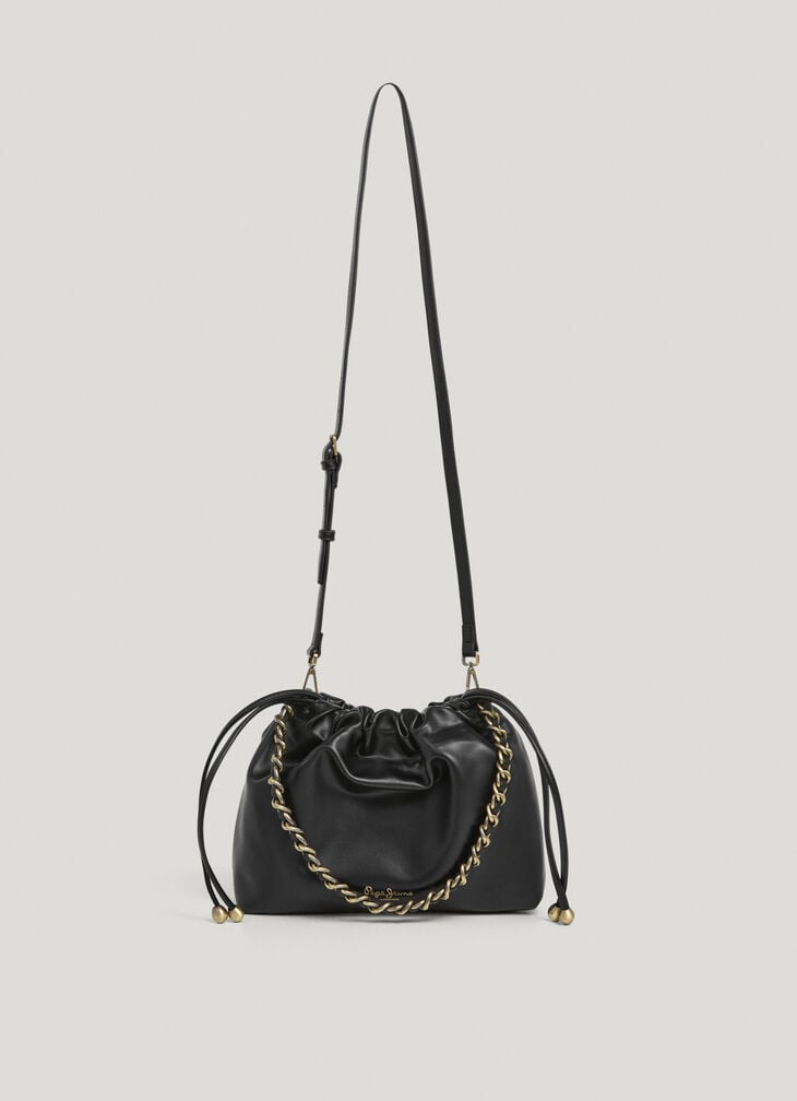 Pepe Jeans Faux Leather Hobo Bag