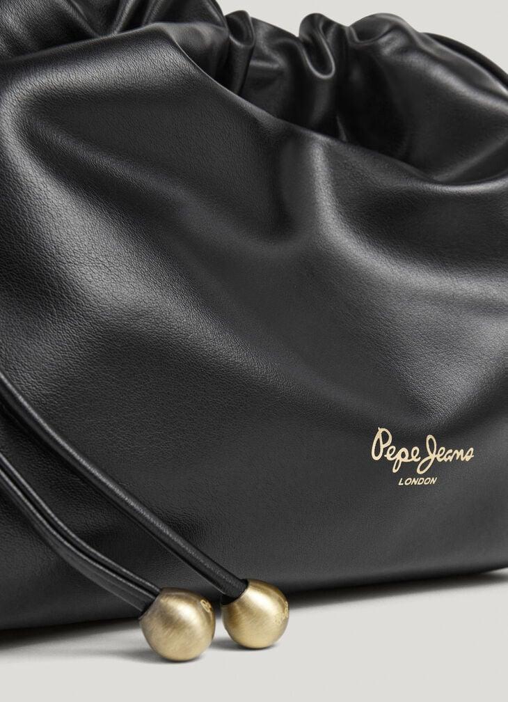 Pepe Jeans Faux Leather Hobo Bag