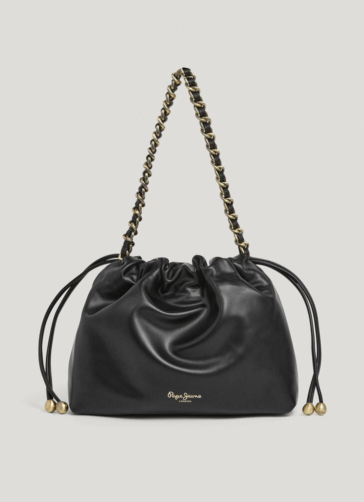 Pepe Jeans faux leather hobo bag