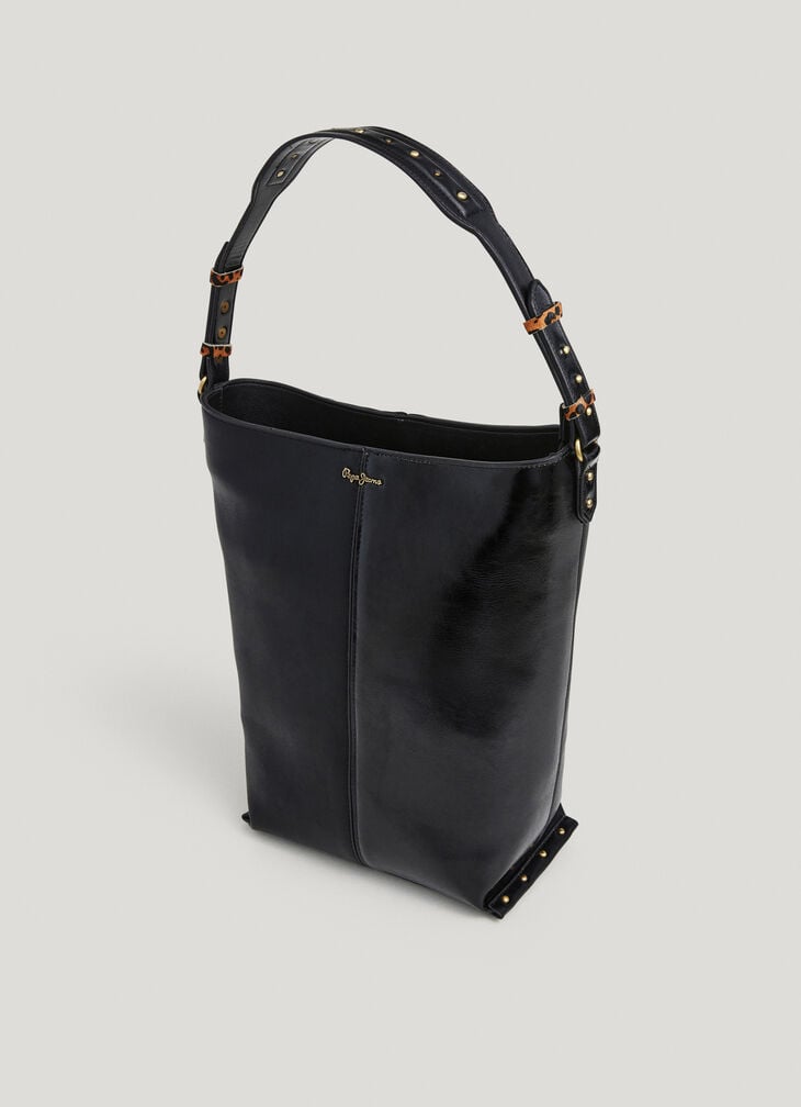 Pepe Jeans Faux Leather Shopper Bag
