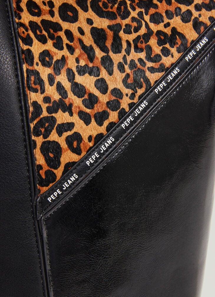 Pepe Jeans Faux Leather Shopper Bag