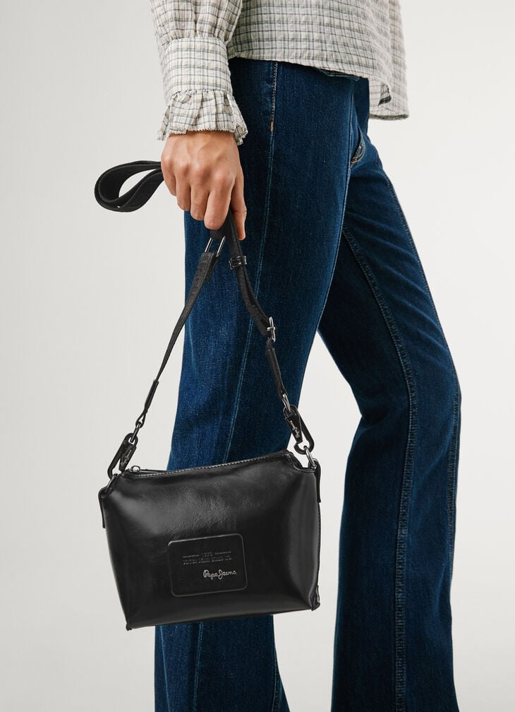 Pepe Jeans Faux Leather Shoulder Bag