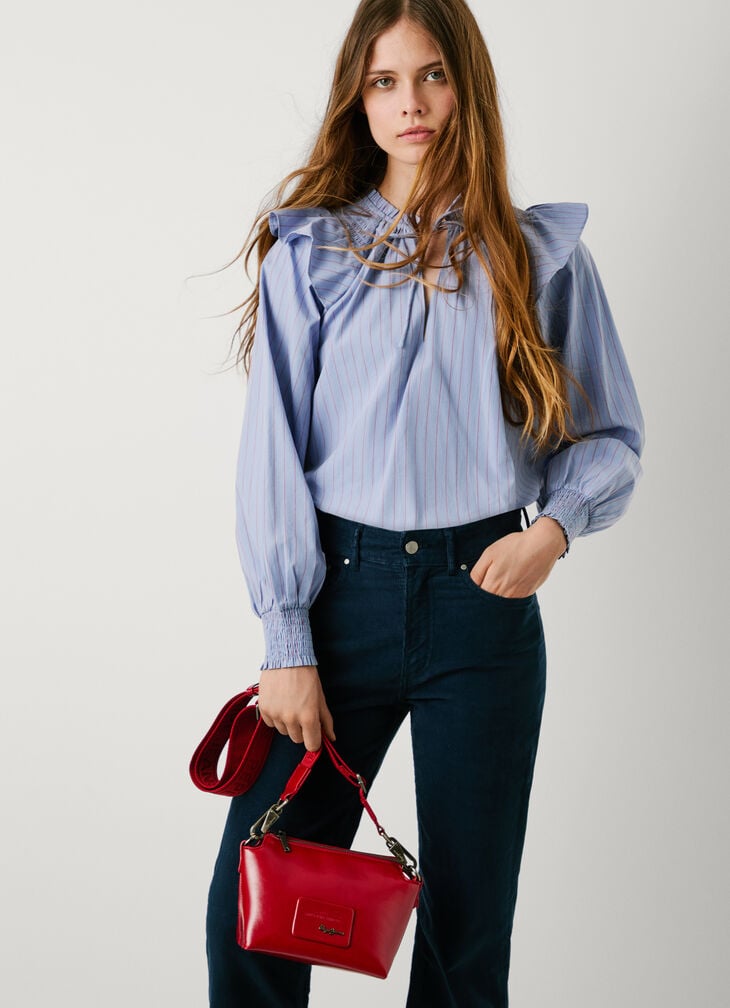 Pepe Jeans faux leather shoulder bag