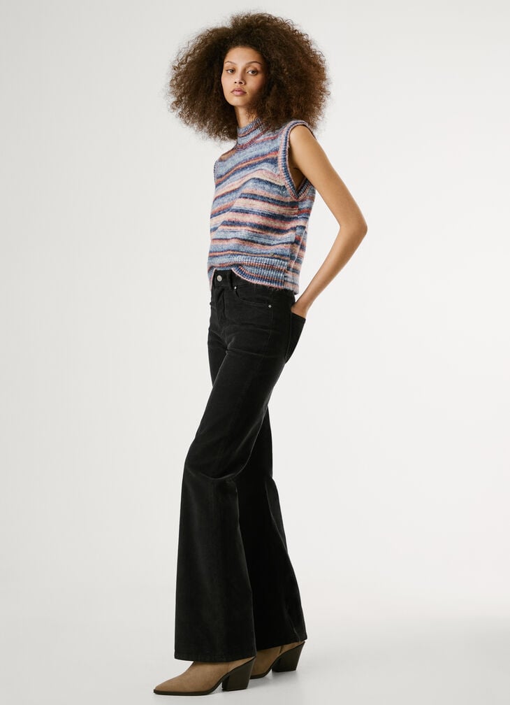 Pepe Jeans fit flare 5-pocket trousers