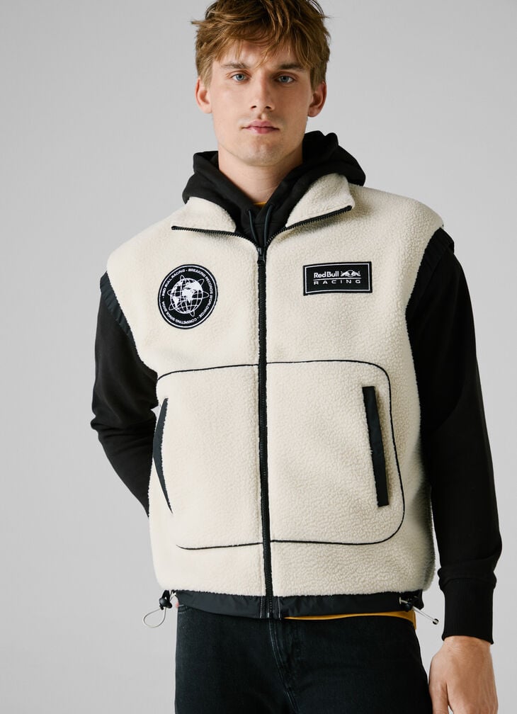 Pepe Jeans fleece color block jacket