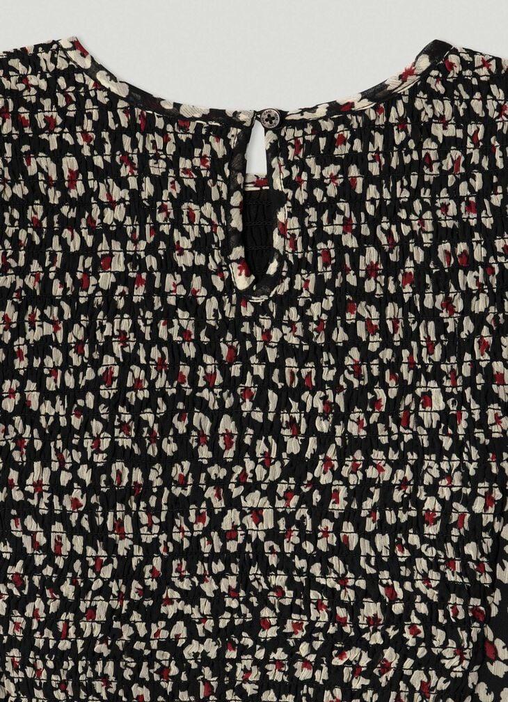 Pepe Jeans Floral Print Chiffon Blouse