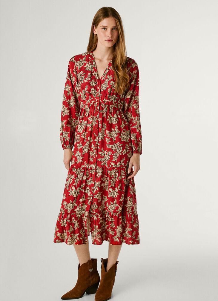 Pepe Jeans floral print maxi dress