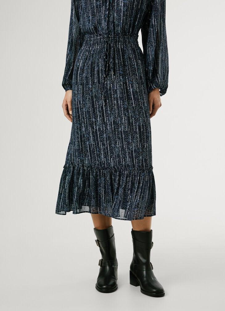 Pepe Jeans Floral Print Maxi Skirt