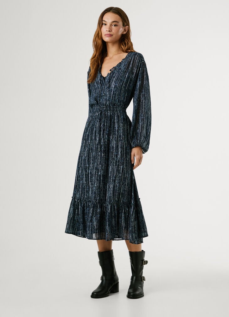 Pepe Jeans Floral Print Maxi Skirt