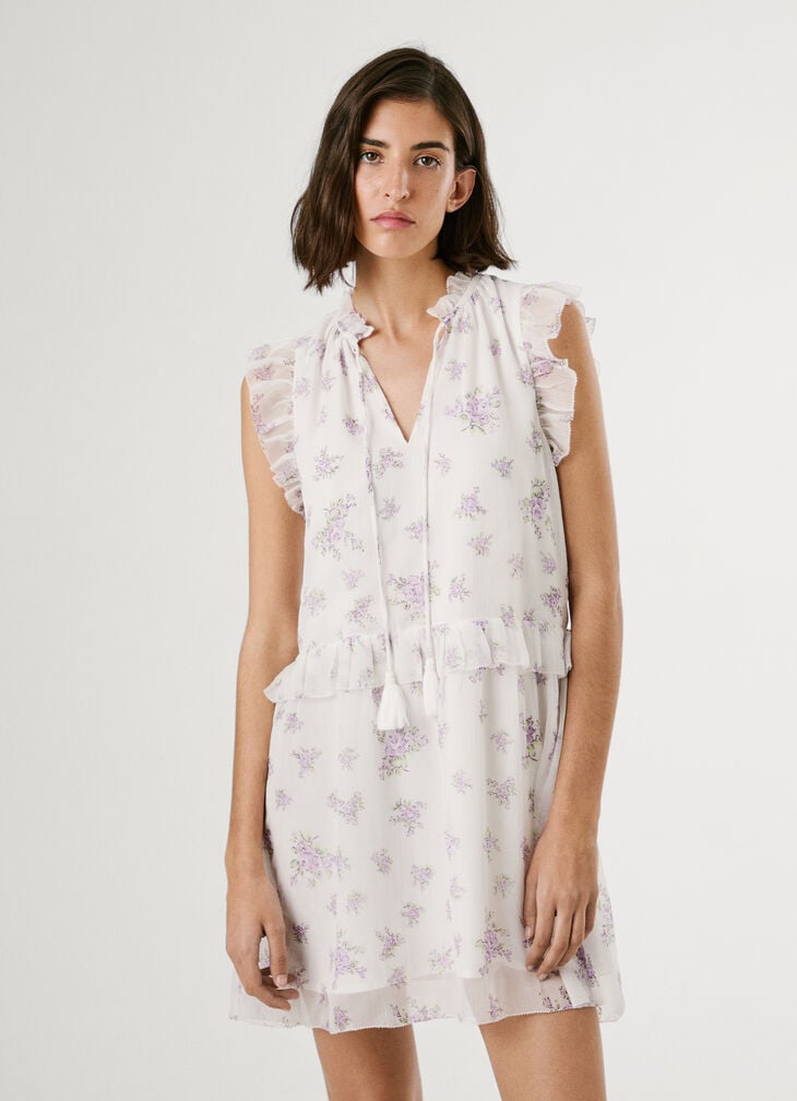 Pepe Jeans Floral Print Mini Dress