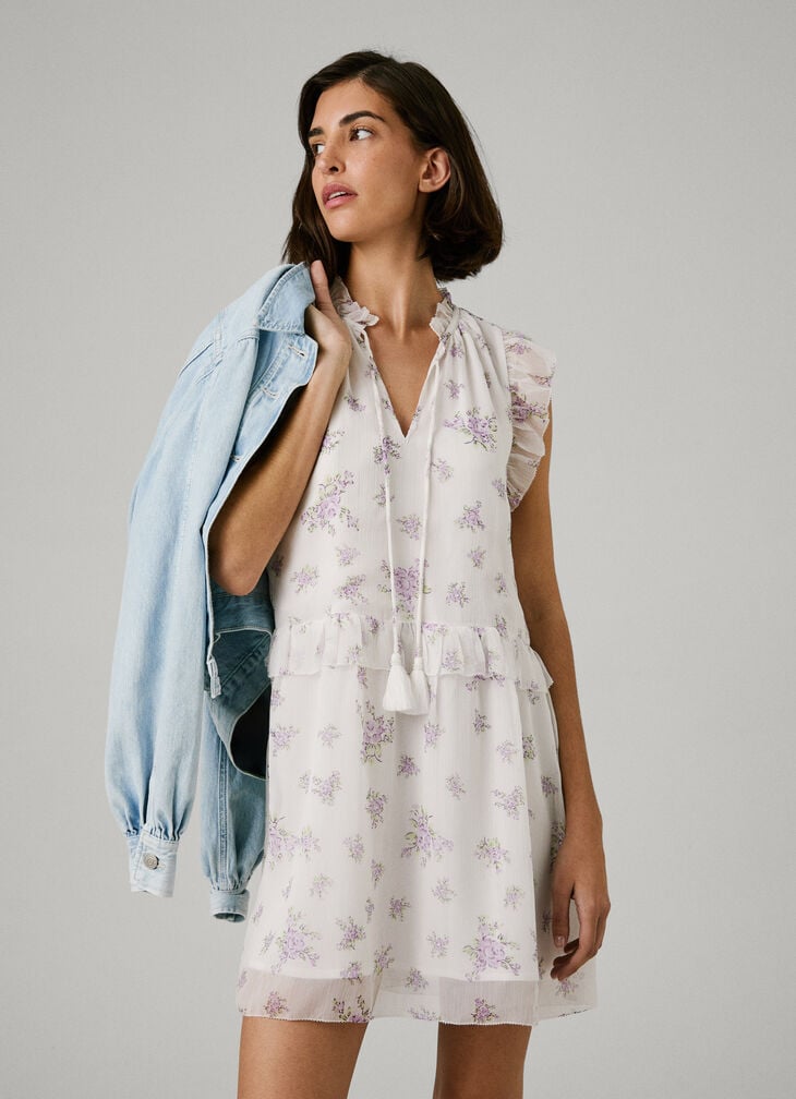Pepe Jeans floral print mini dress