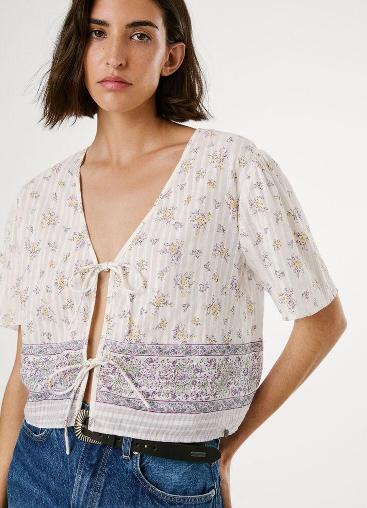 Pepe Jeans floral print short-sleeve top