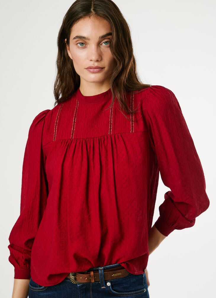 Pepe Jeans fluid blouse with polka dot print