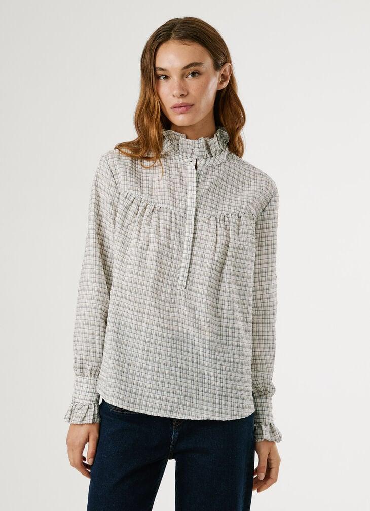Pepe Jeans Fluid Checked Blouse