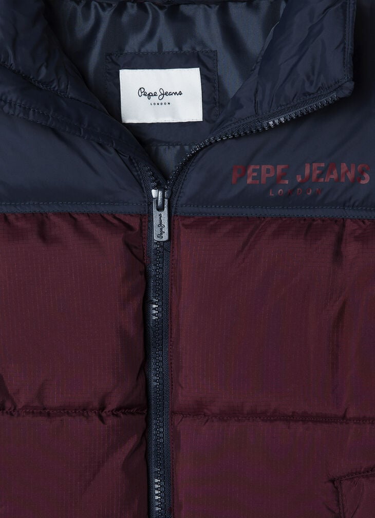 Pepe Jeans Foldable Hood Puffer Jacket