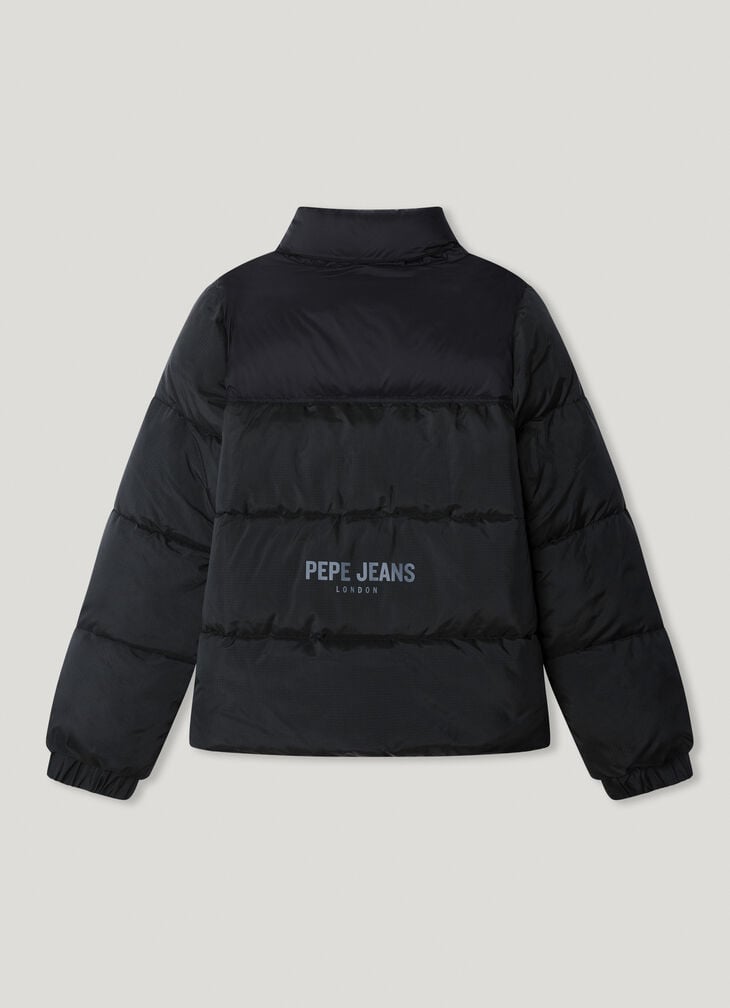 Pepe Jeans Foldable Hood Puffer Jacket