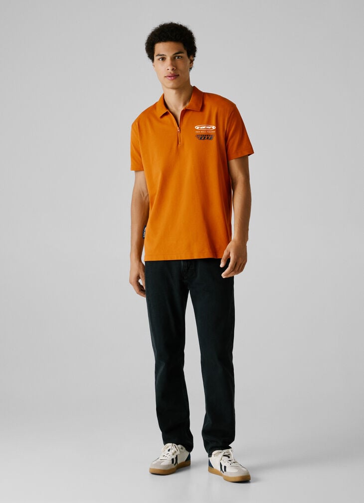 Pepe Jeans Half-zip Pique Polo Shirt