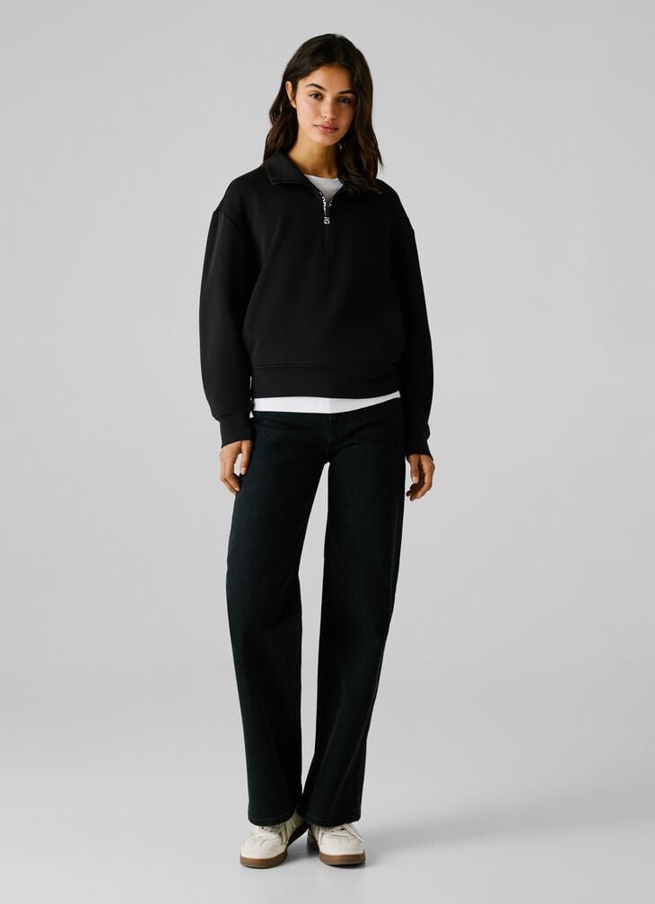 Pepe Jeans High Neck Half-zip Sweatshirt