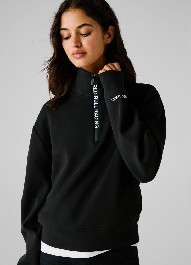 Pepe Jeans high neck half-zip sweatshirt