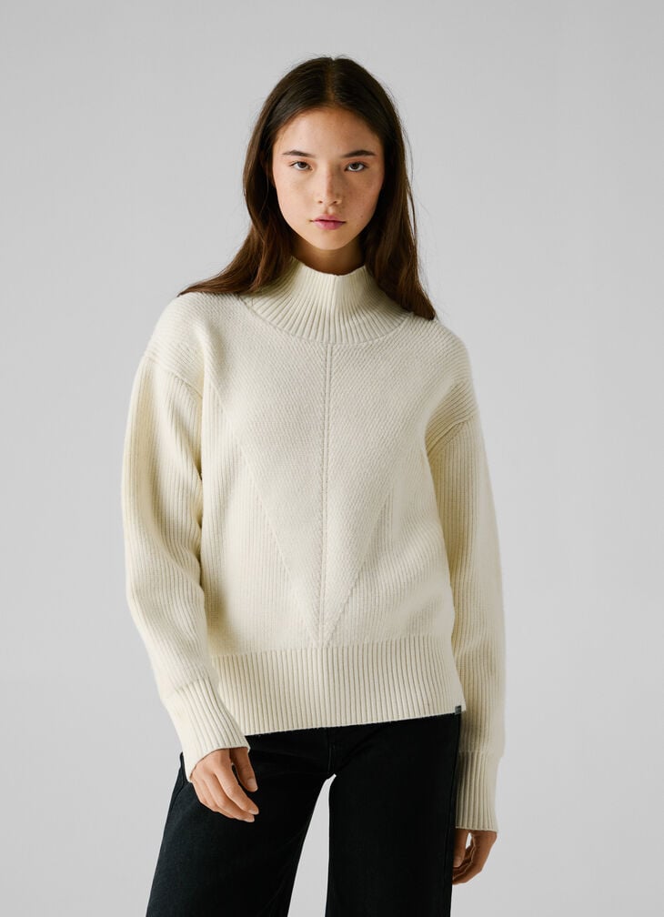 Pepe Jeans High Neck Knit Jumper