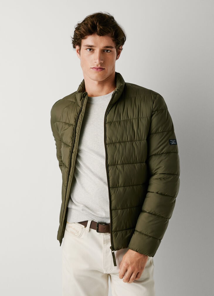 Pepe Jeans high neck padded puffer jacket